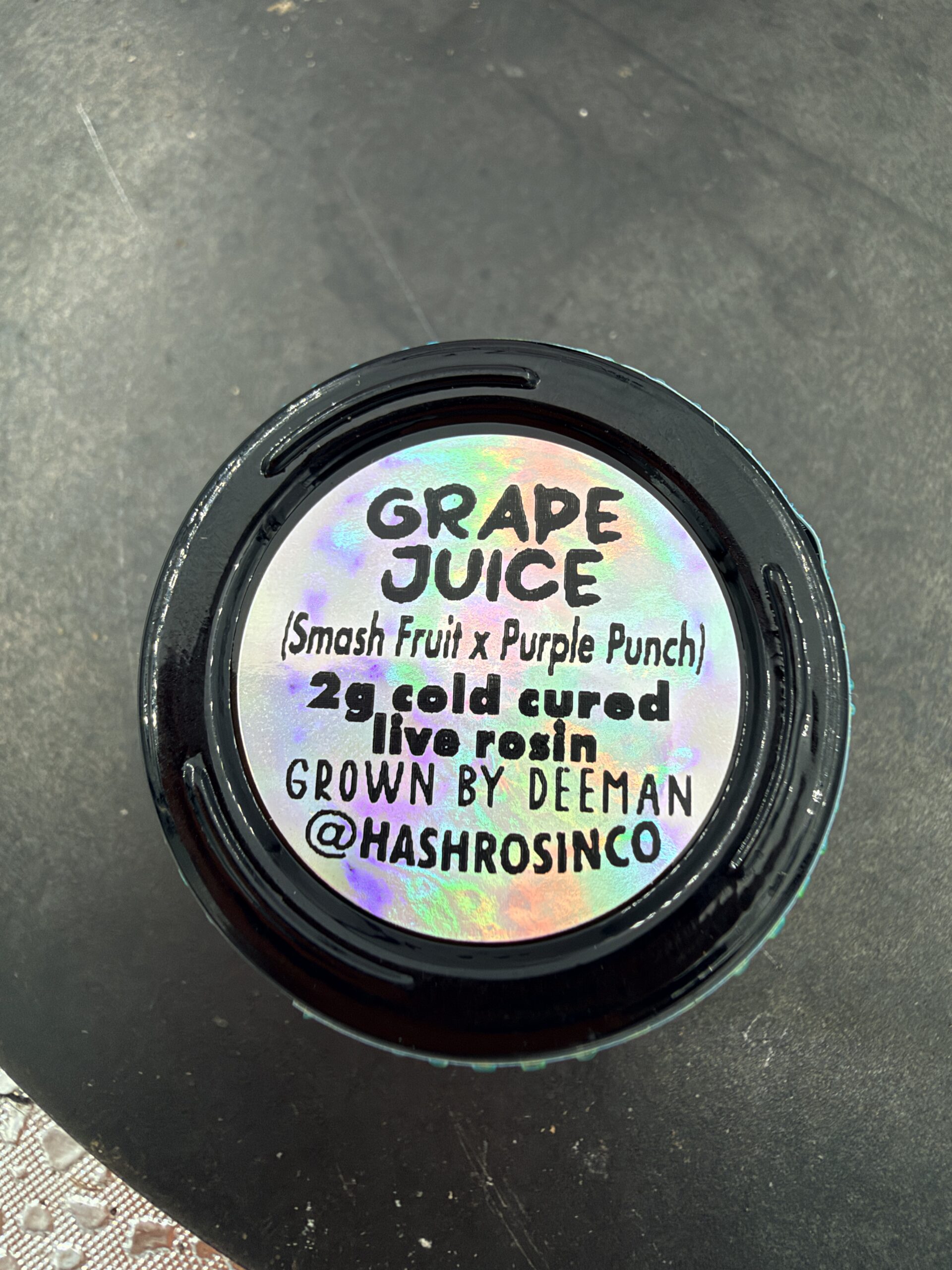 HRC T1 Grape Juice THCA flower — White Ash Reserve
