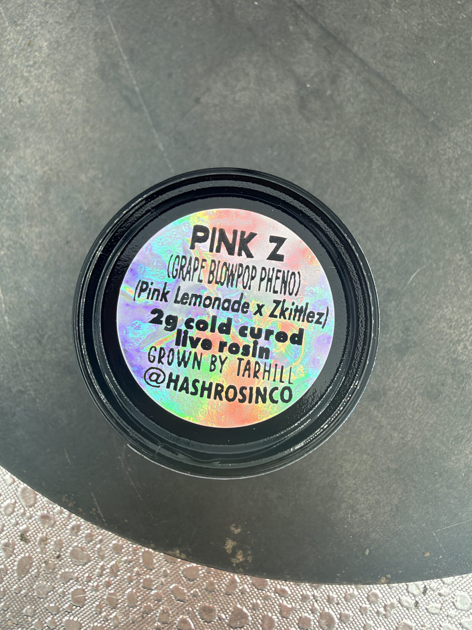 HRC T1 Pink Z THCA flower — White Ash Reserve