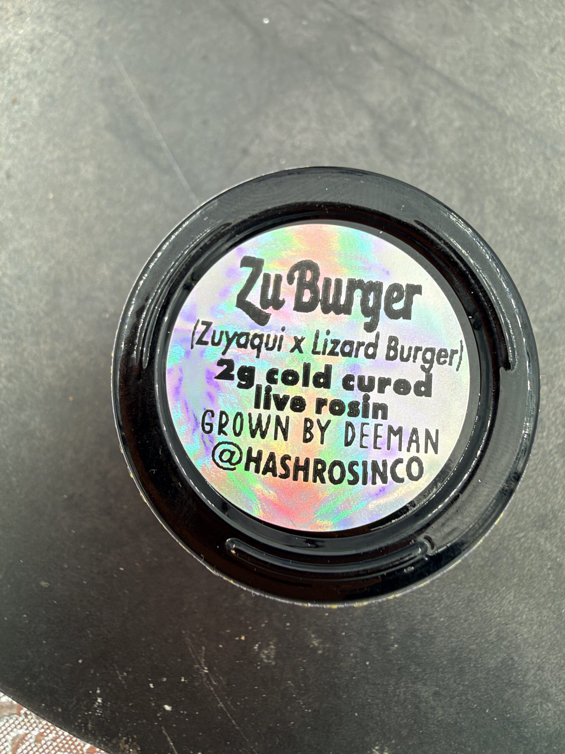 HRC T1 Zuburger THCA flower — White Ash Reserve