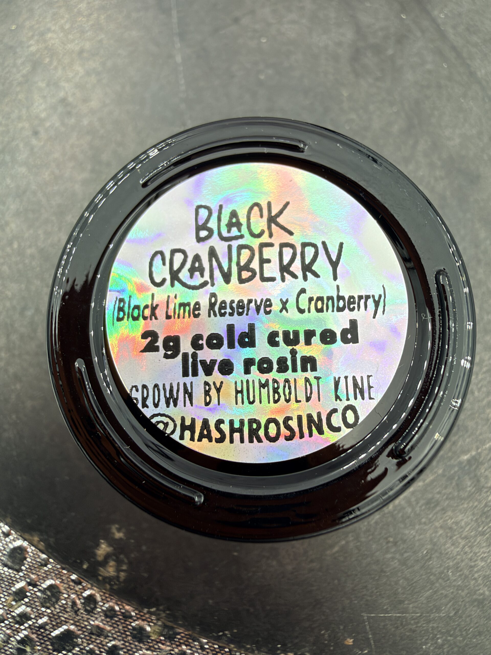 HRC T2 Black Cranberry THCA flower — White Ash Reserve